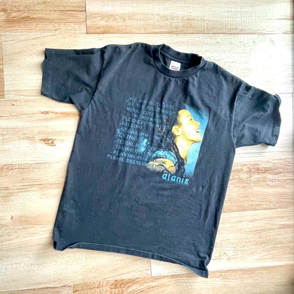VTG alanis morisette t-shirt M/L unisex - Picture 1 of 9